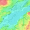 Wallersee topographic map, elevation, terrain