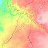 Eldoret topographic map, elevation, terrain