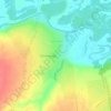 Таптыково topographic map, elevation, terrain