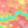 Rocher topographic map, elevation, terrain