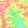 Milam Glacier topographic map, elevation, terrain