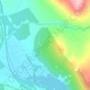 Moy Burn topographic map, elevation, terrain