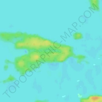 Chisholm Island topographic map, elevation, terrain