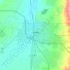 Laramie topographic map, elevation, terrain