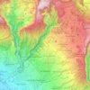 Le Tampon topographic map, elevation, relief