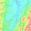 La Dorada topographic map, elevation, relief